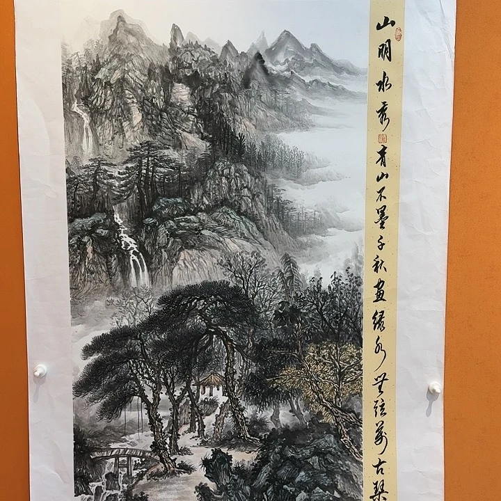 国画书法作品多次参加