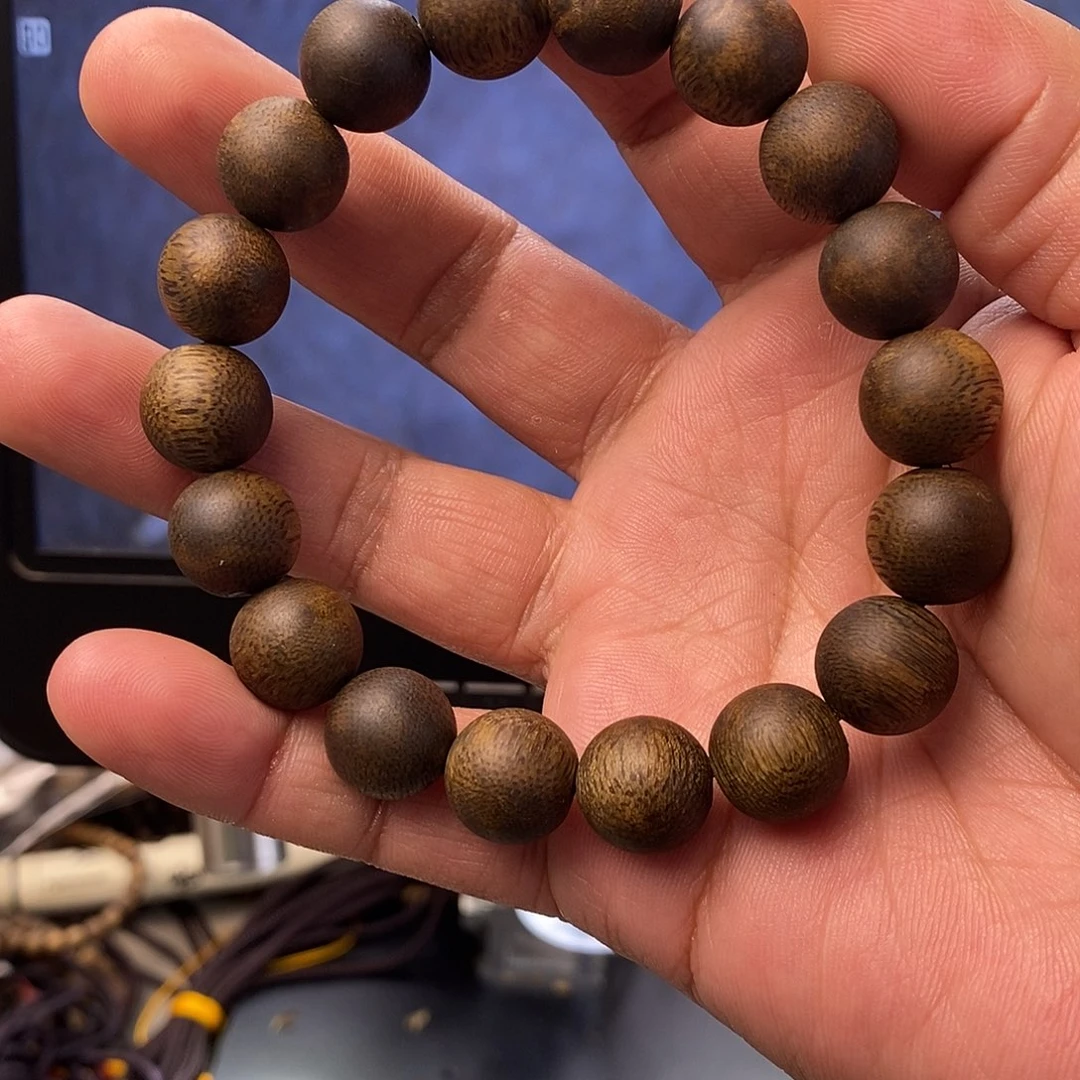 沉香手串圆珠12单圈14克多样性发一