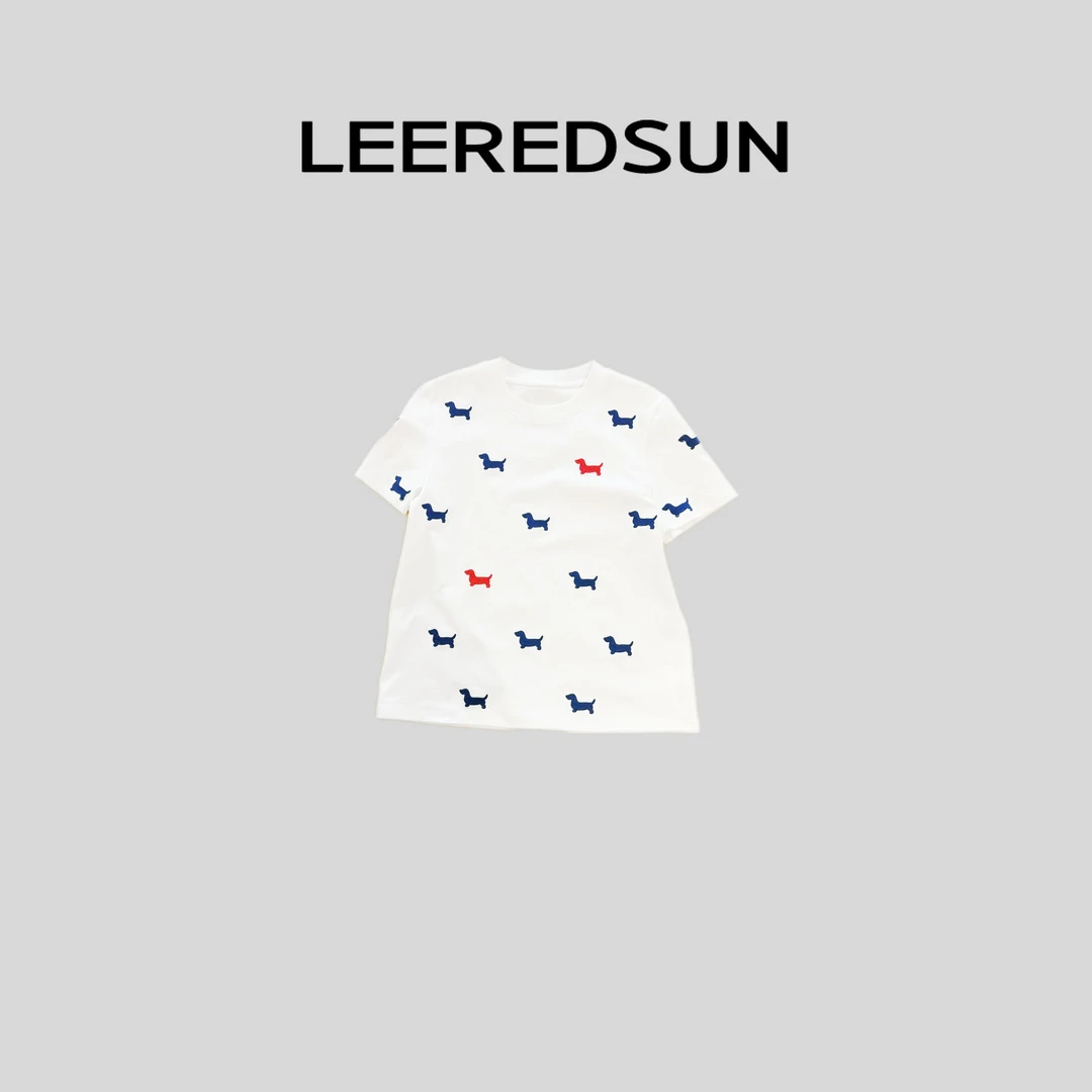 ERDAOYANG "面子" 早春新款撞色满印图案短袖DX1032