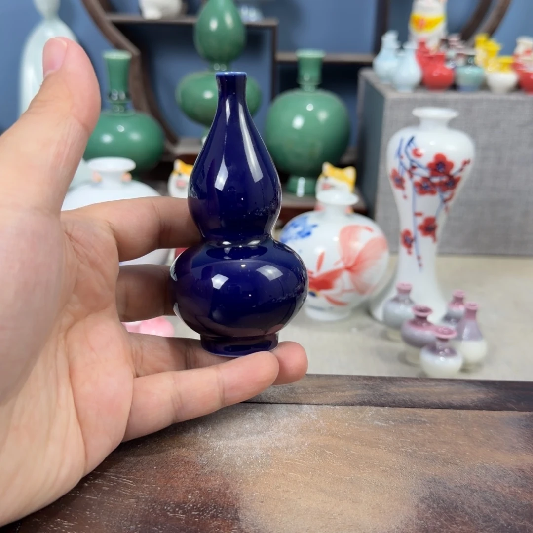 陶瓷手工小花器摆件