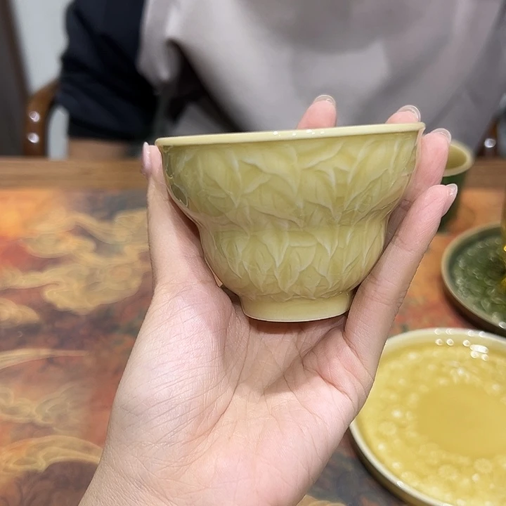 云间青瓷龙泉小米茶器