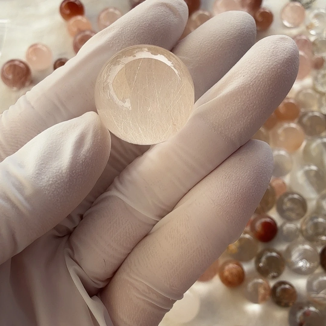 R***n水晶手链未镶嵌兔毛20.5mm定制不退换