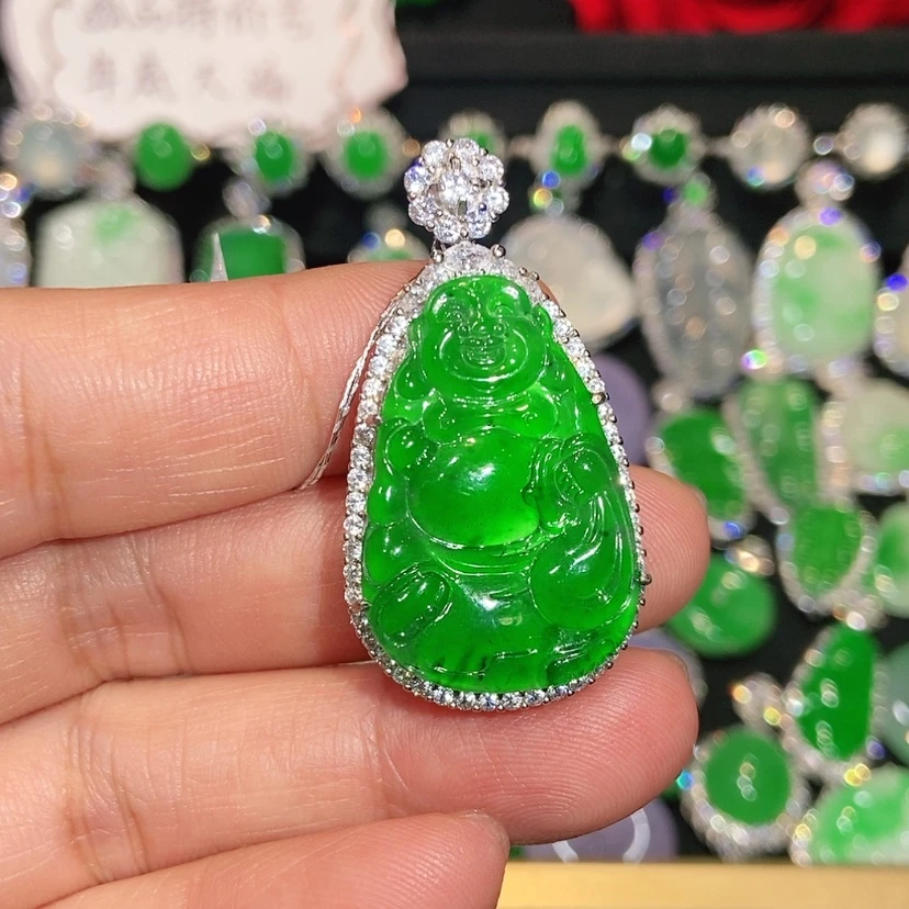 【闪购商品】颈饰未镶嵌翡翠天然翡翠