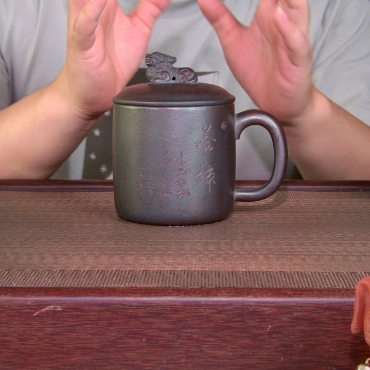 茶杯紫砂高货放漏