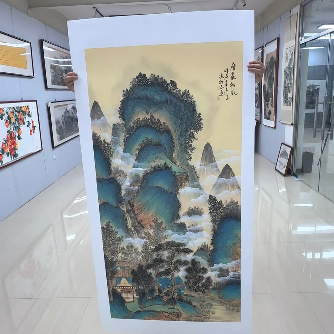 国画国画作品多次