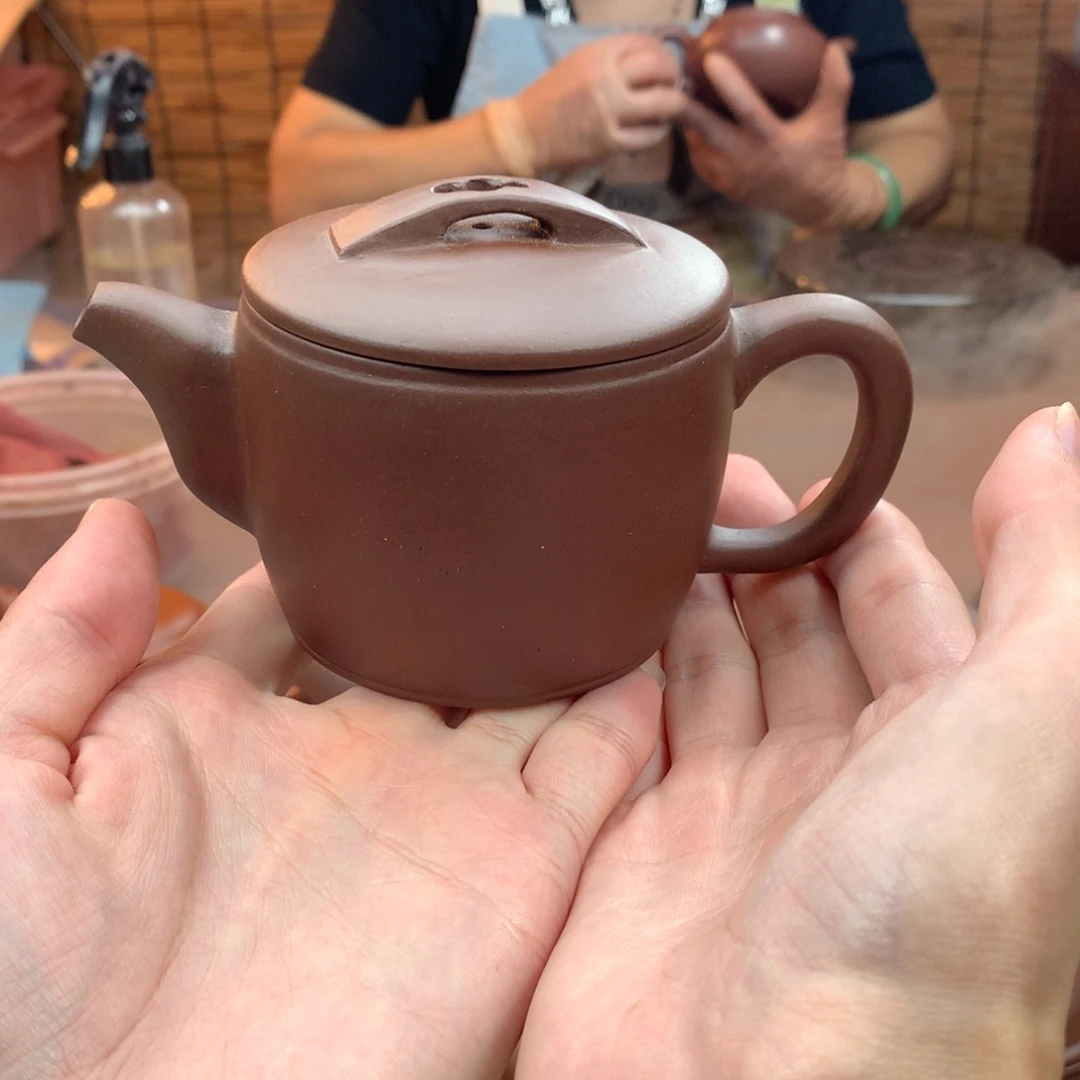 鸿****茶壶紫砂汉瓦 紫泥 190cc 周宜君