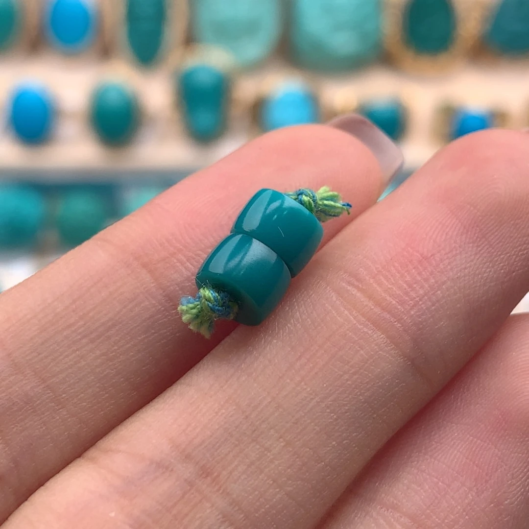 未镶嵌绿松石珠宝奇石