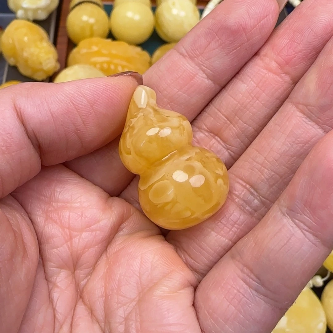 蜜蜡颈饰未镶嵌天然蜜蜡