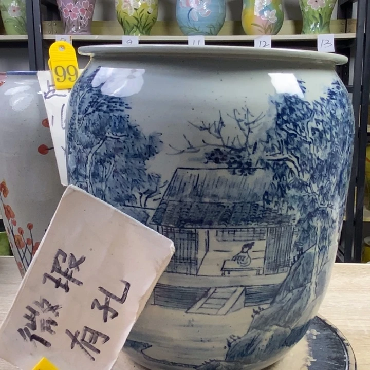 景德镇高温陶瓷花盆