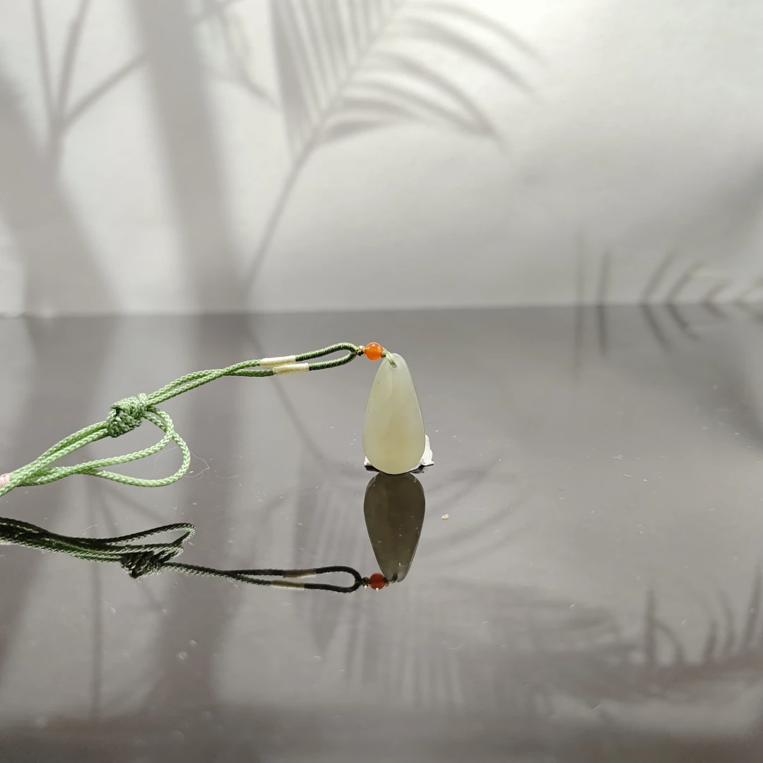 T和田玉无事牌吊坠1037