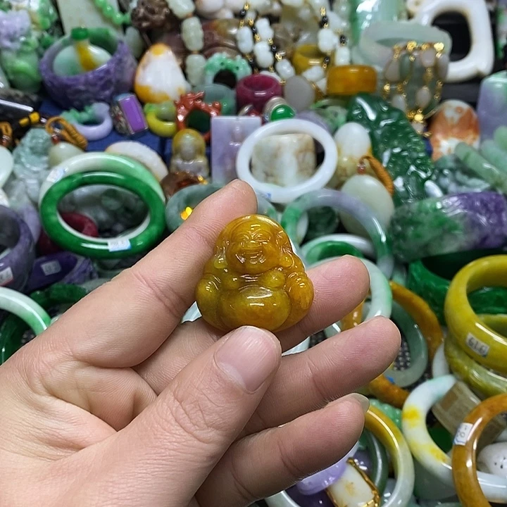 颈饰未镶嵌翡翠缅甸翡翠首饰配饰