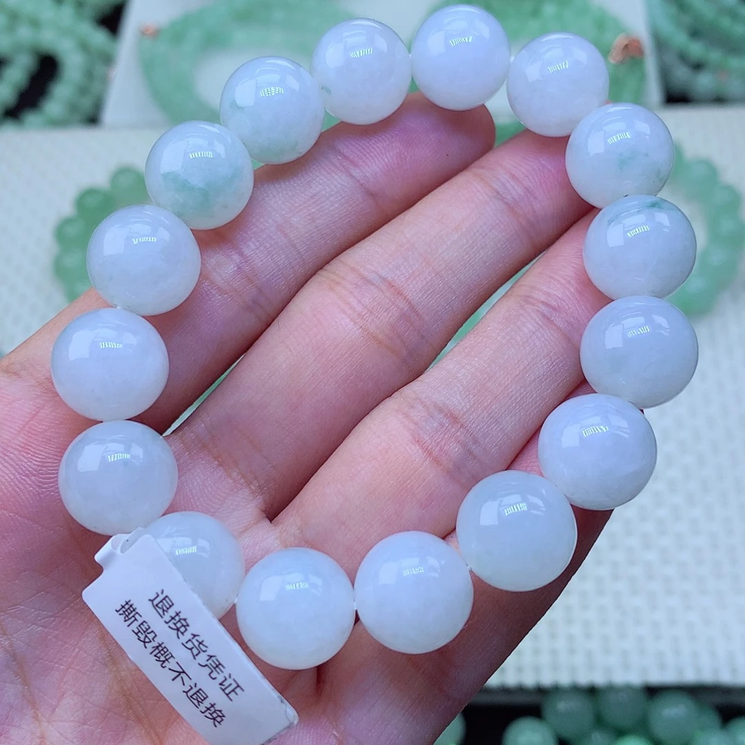翡翠未镶嵌毛衣链卡13.2