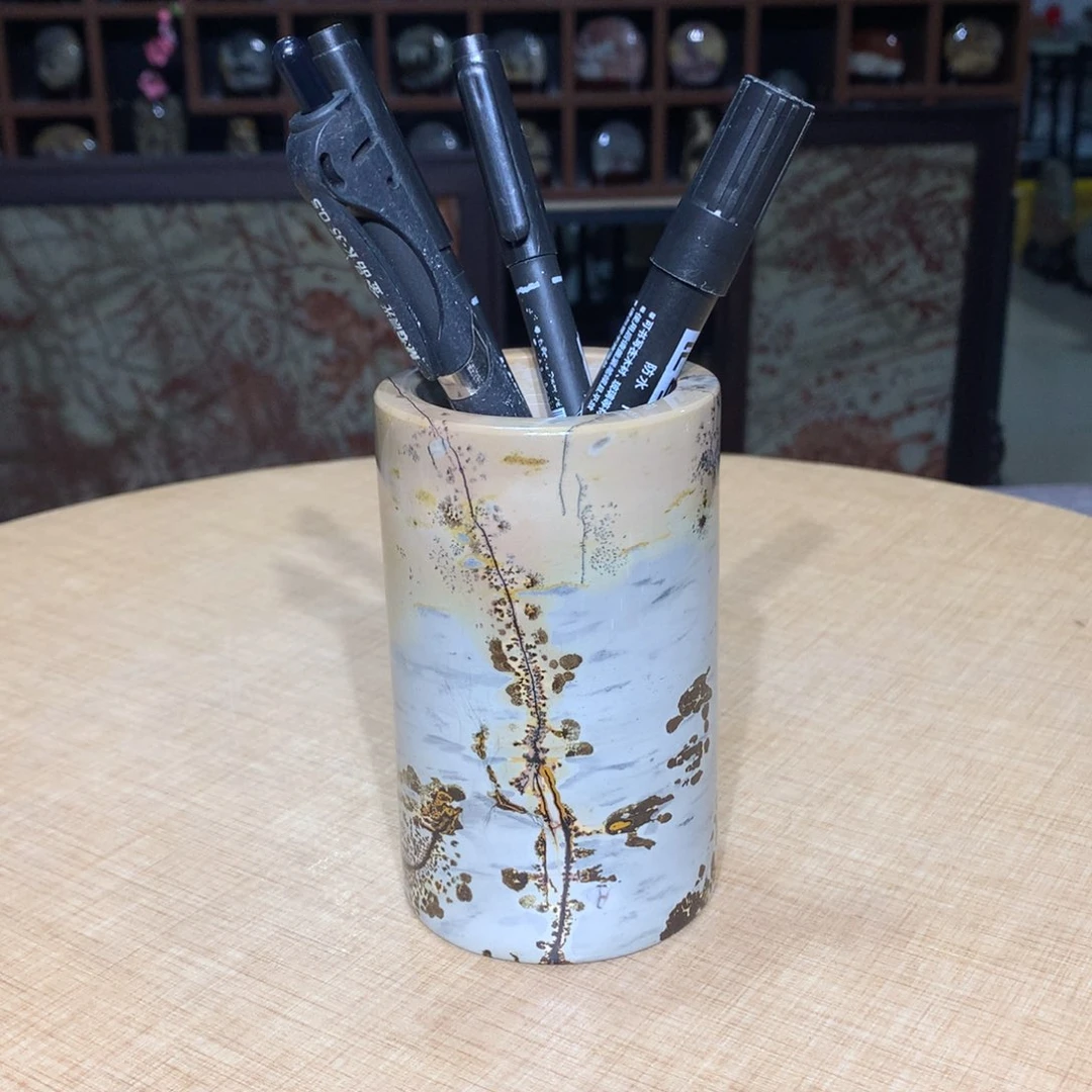 紫砂广西国画石摆件，收藏观赏