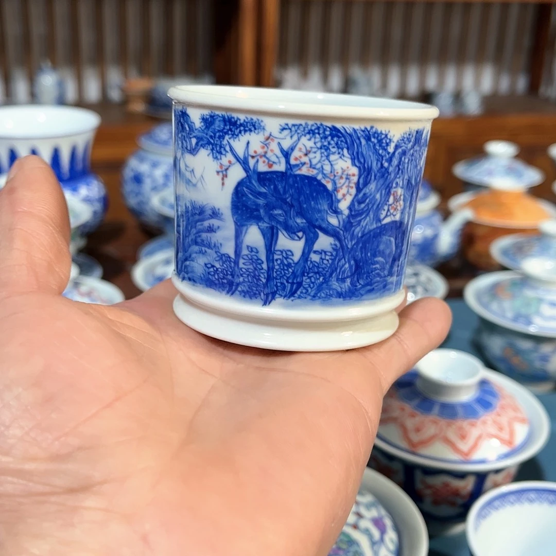 錡镇堂手工手绘杯