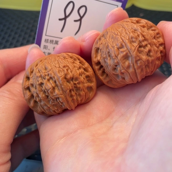 文玩核桃把件40磨盘99