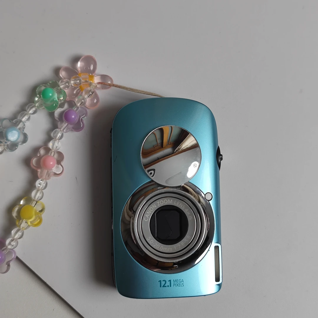 佳能ixus110，1210万像素，带镜子，冰川蓝，冷白皮出片