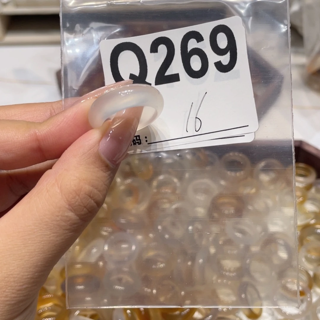 玛瑙/玉髓未镶嵌戒指269