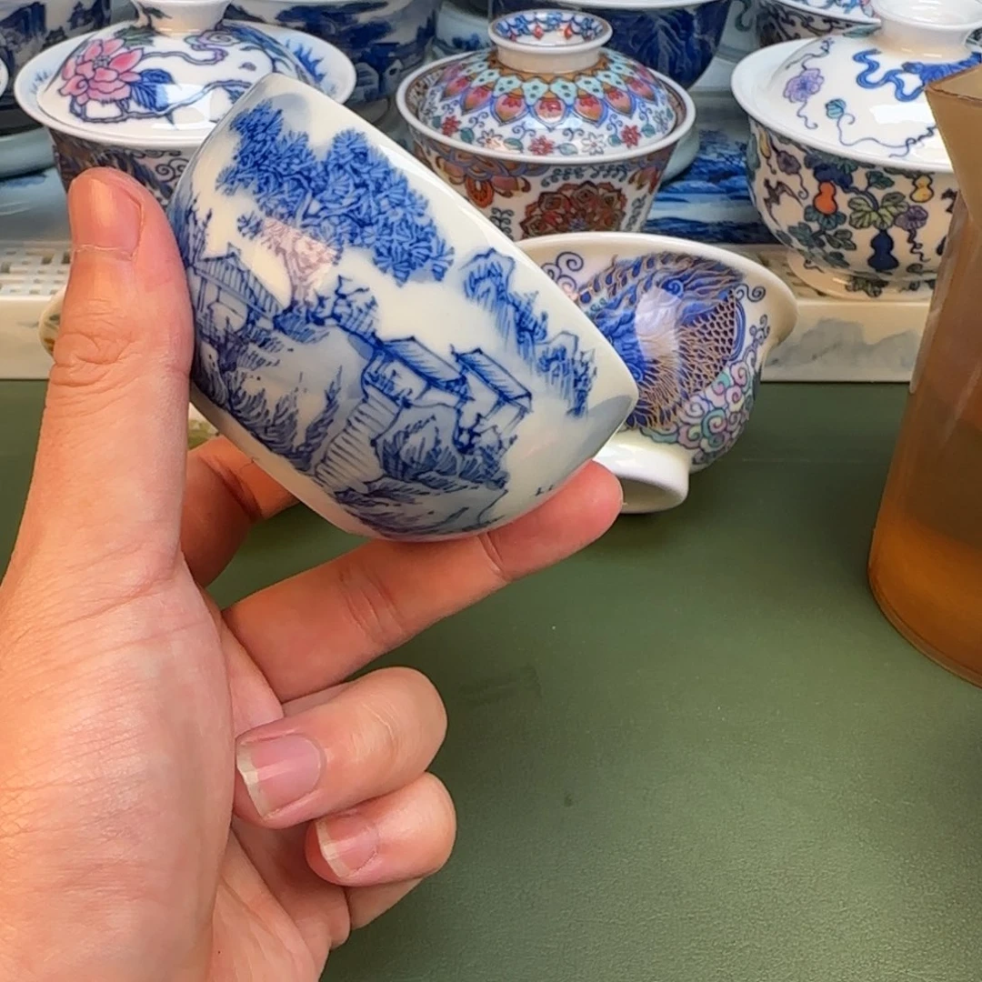 彦祖纯手工手绘茶具186