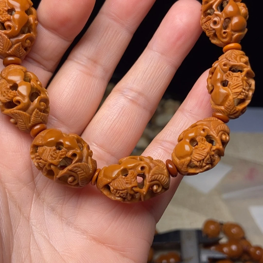 橄榄核手串/手链镂空葫芦