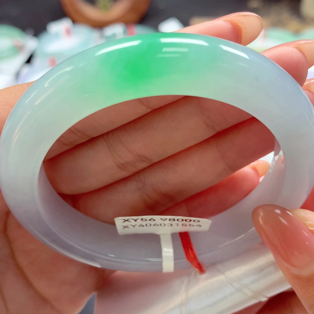 翡翠手镯未镶嵌56正（26）31号