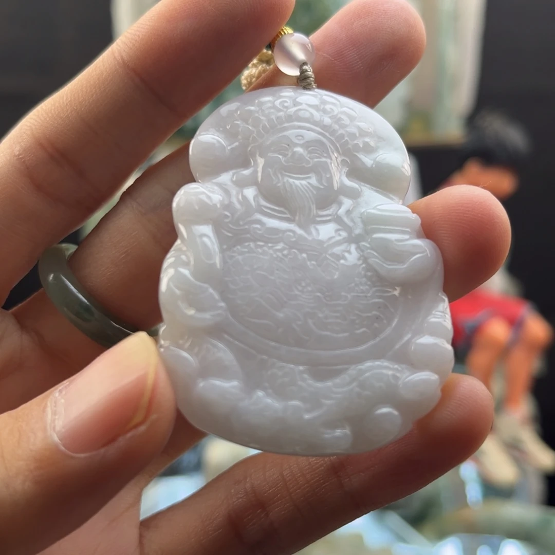 颈饰未镶嵌翡翠财爷爷