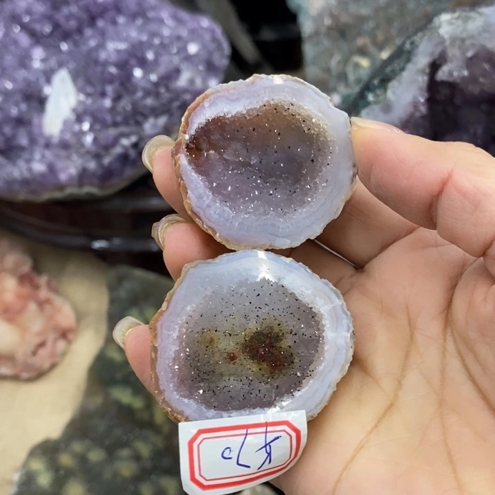 紫晶未镶嵌珠宝半成品