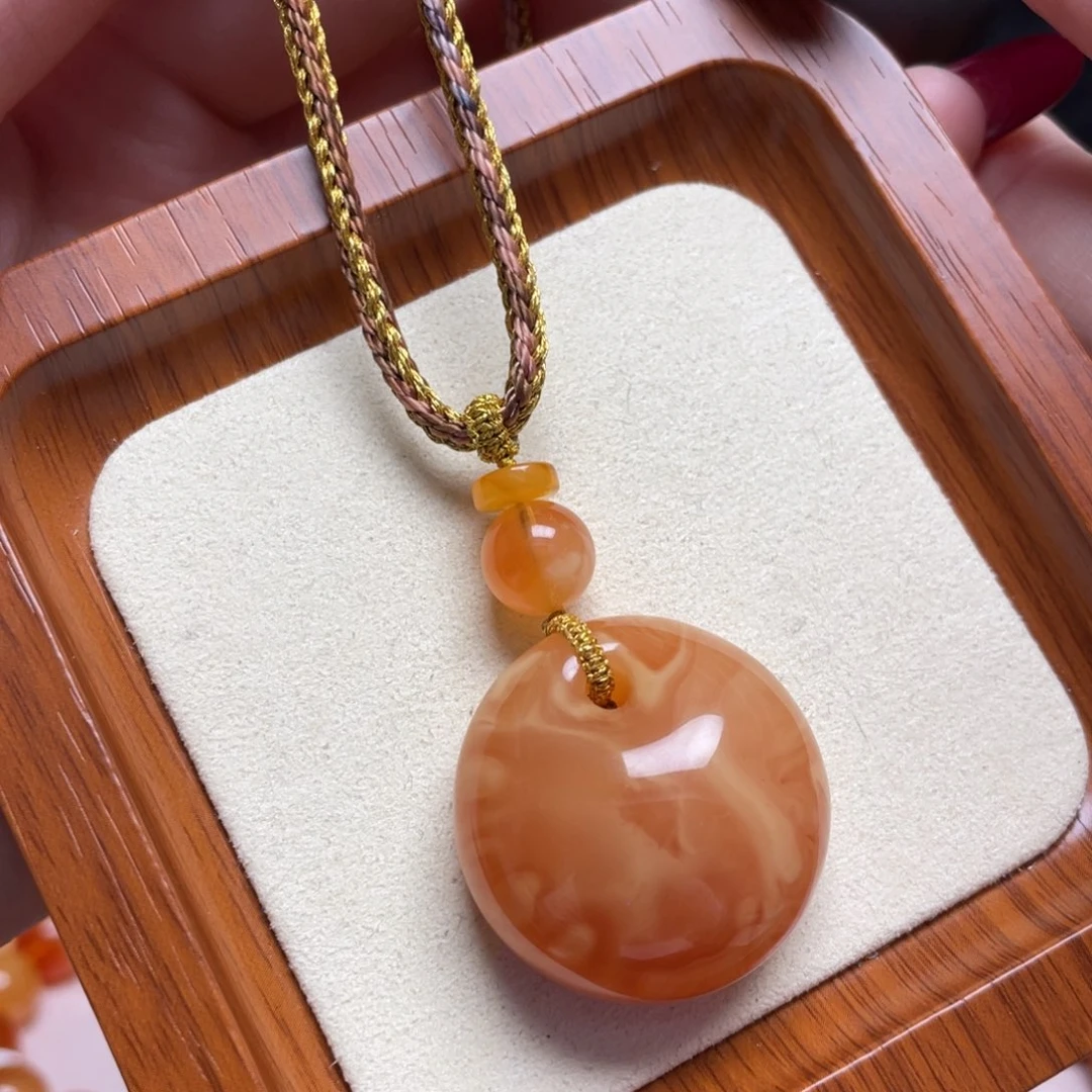 蜜蜡未镶嵌颈饰项链