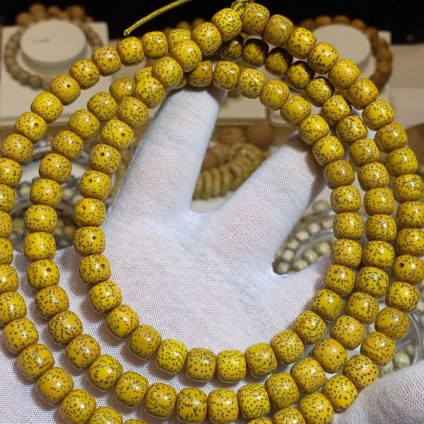 【闪购商品】星月菩提手串鸡油黄卡10尺寸