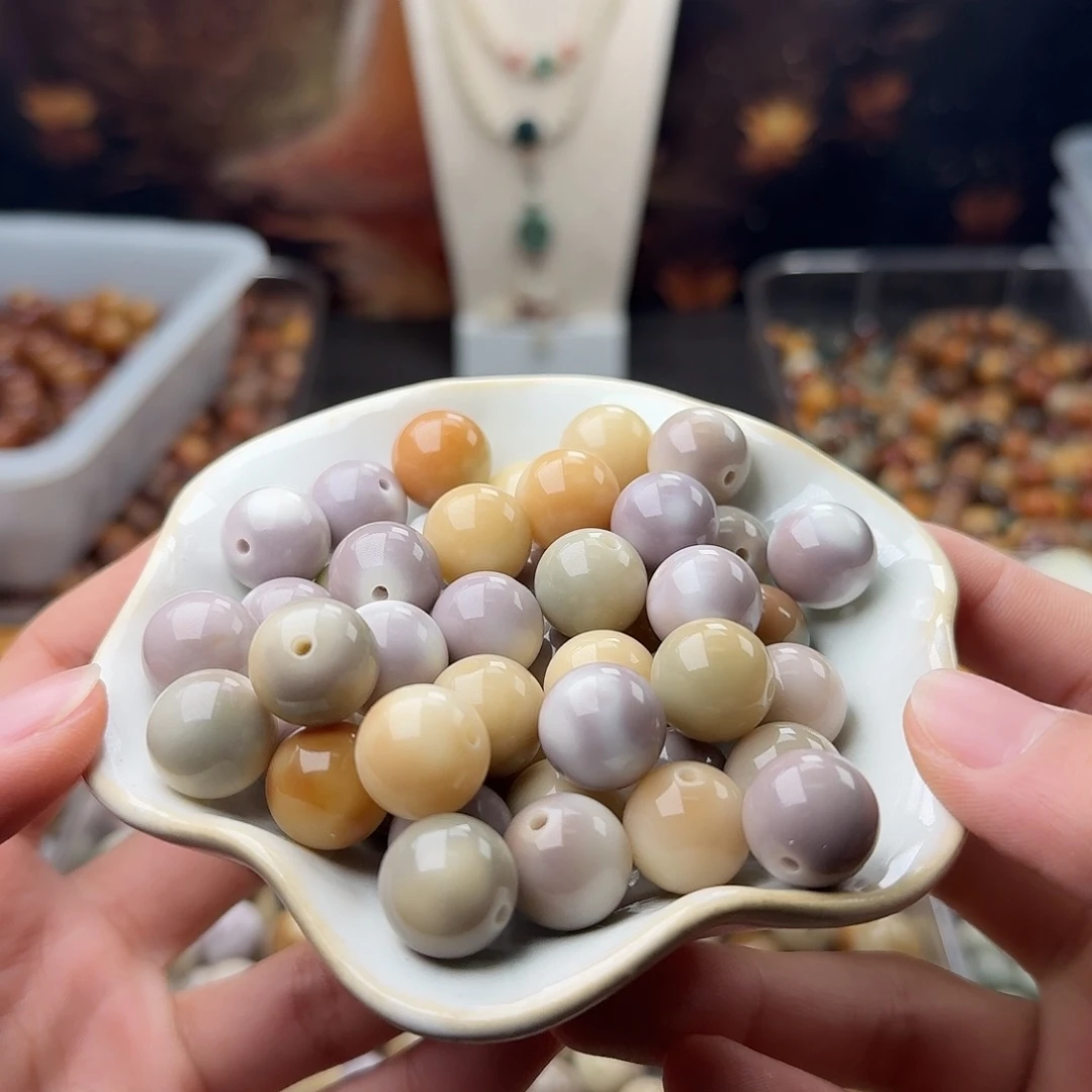 菩提根/象牙果吊坠50 颗冰淇凌 14 骨瓷圆