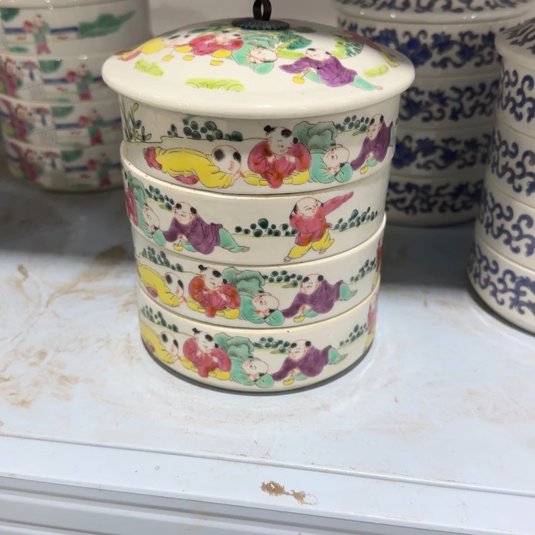 手绘瓷器，全部处理