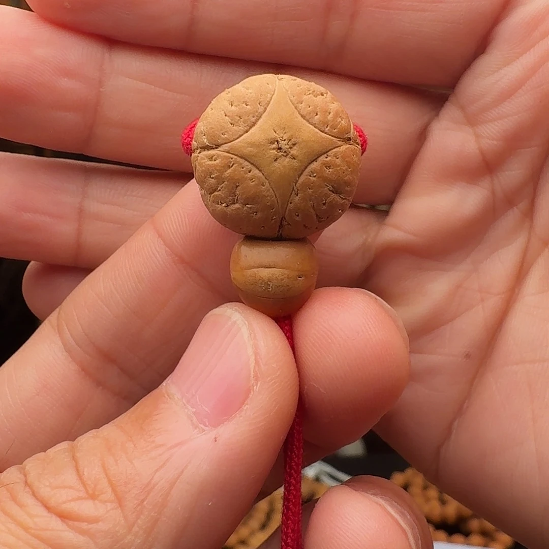 野***田凤眼菩提吊坠19麒麟三通