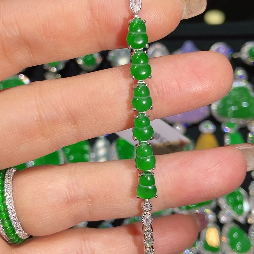 【闪购商品】翡翠手链未镶嵌天然翡翠