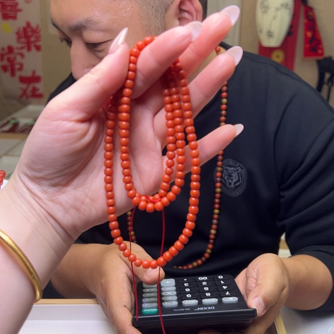 南红玛瑙未镶嵌5mm阿东寨老型多圈