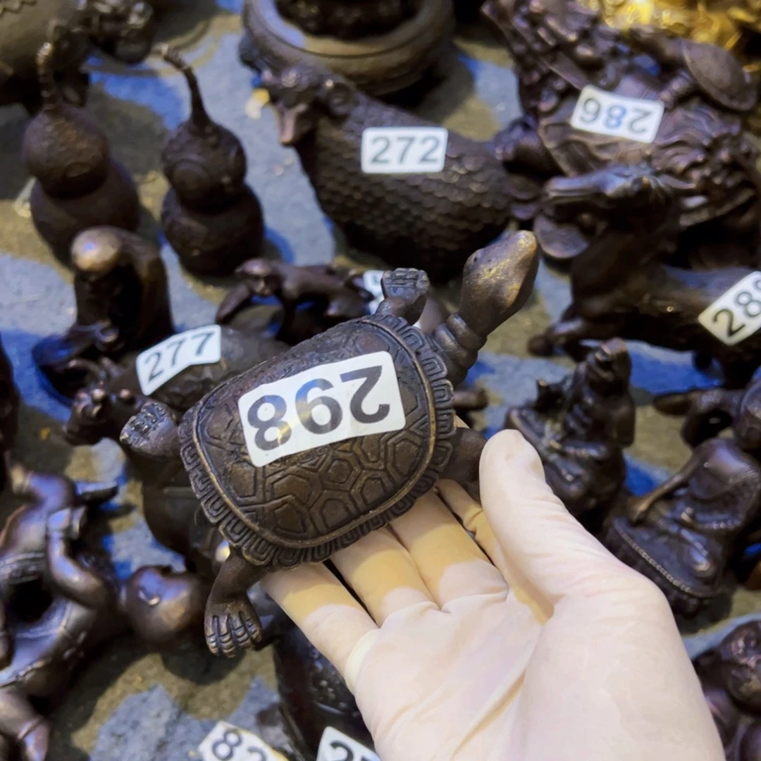 黄铜摆件，文房摆件