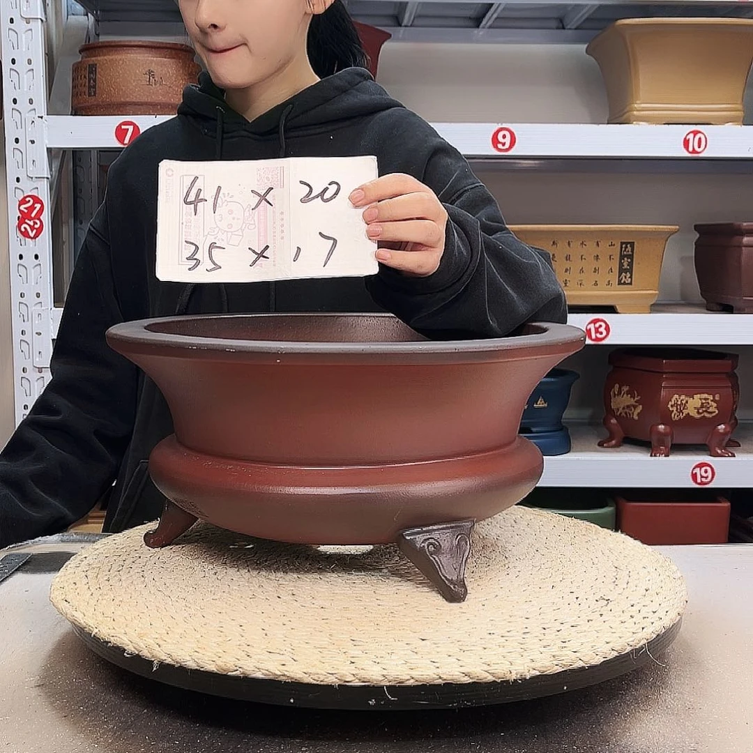 紫泥花盆紫砂花盆