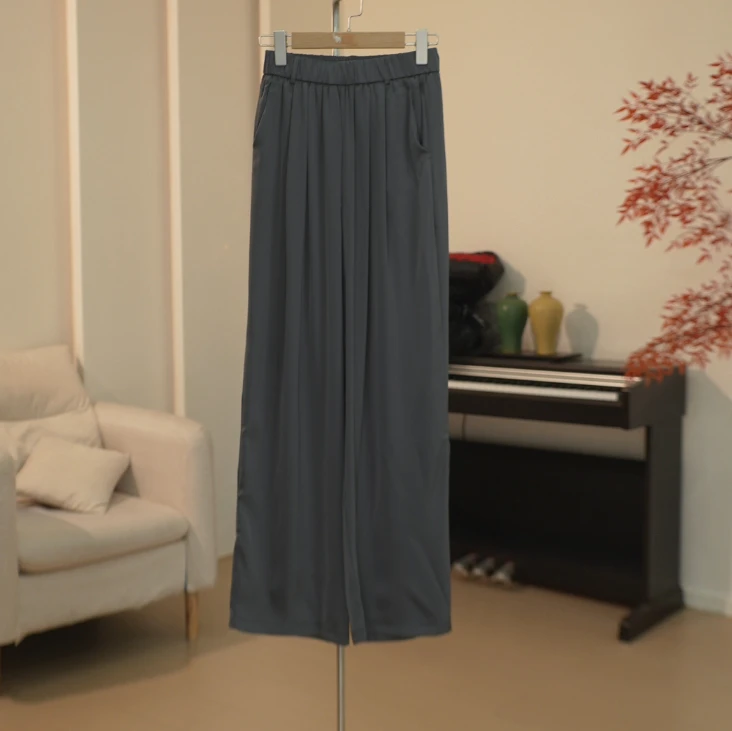 DS104 新款极简松紧腰百搭休闲裤 105063CK001