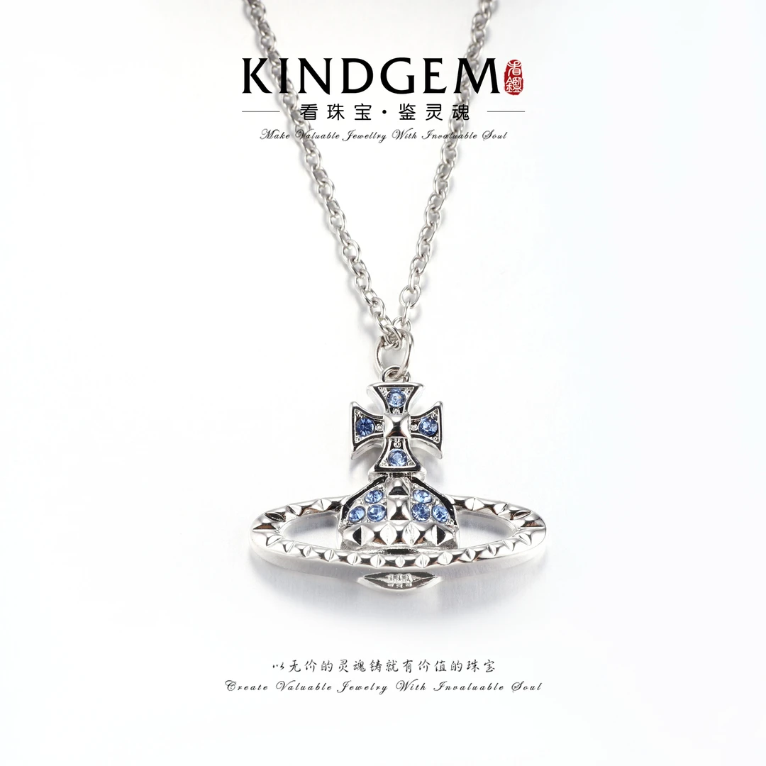 KindGem  轻奢时尚个性小众项链（40+5cm）C-33459