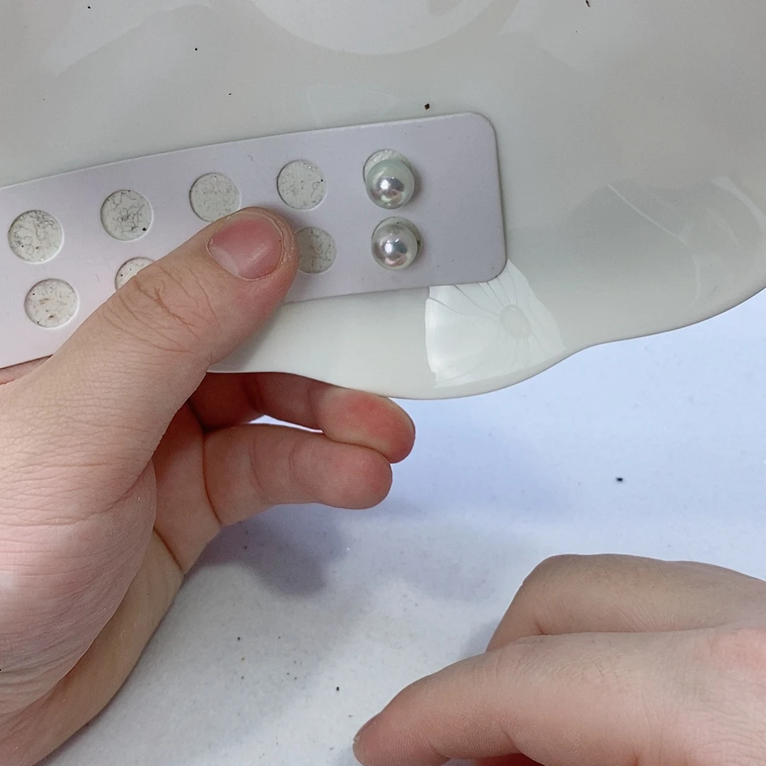 海水珍珠耳饰18K金镶嵌