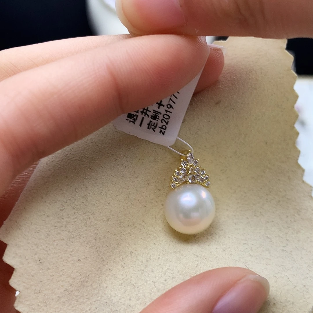 颈饰合金淡水珍珠