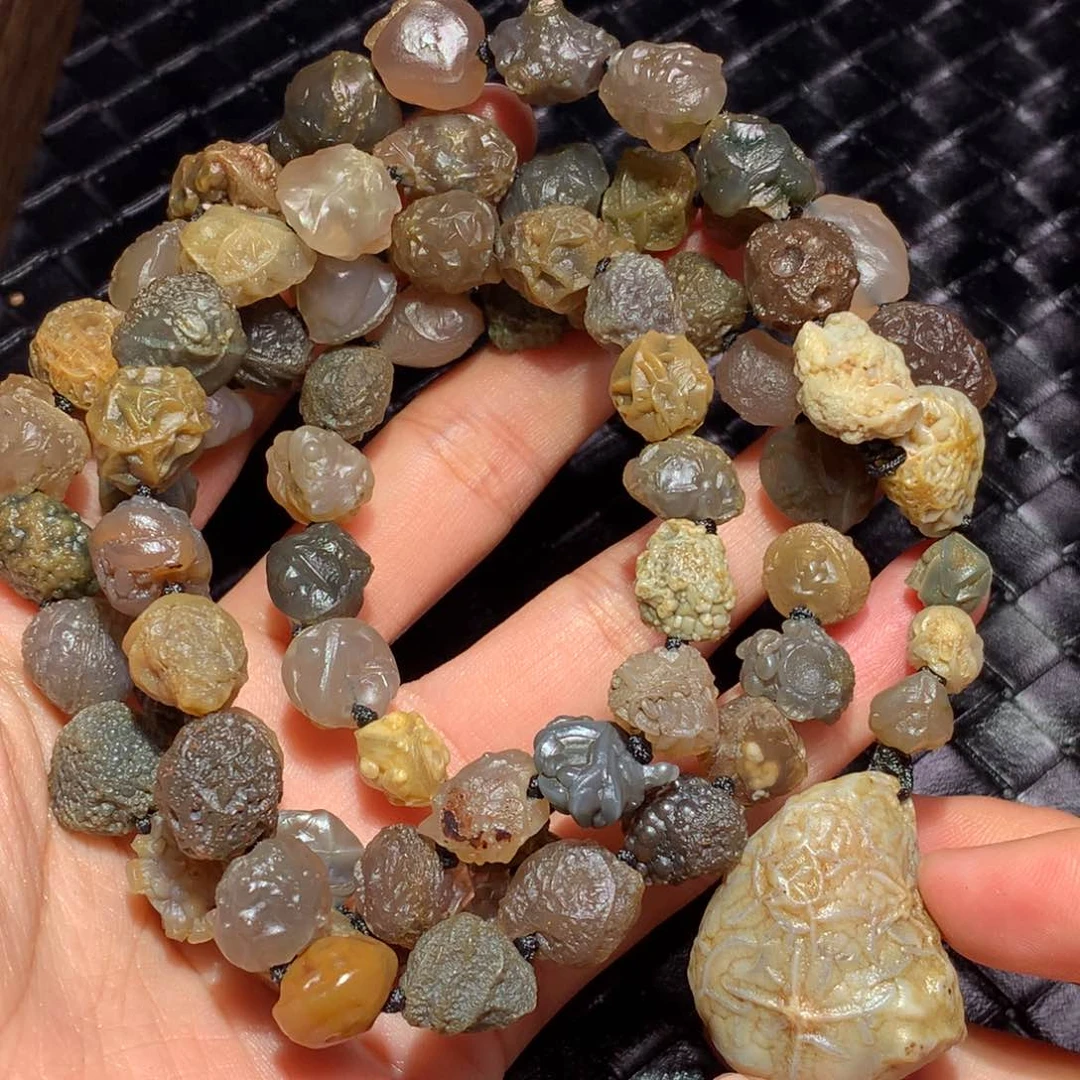 未镶嵌玛瑙/玉髓珠宝半成品