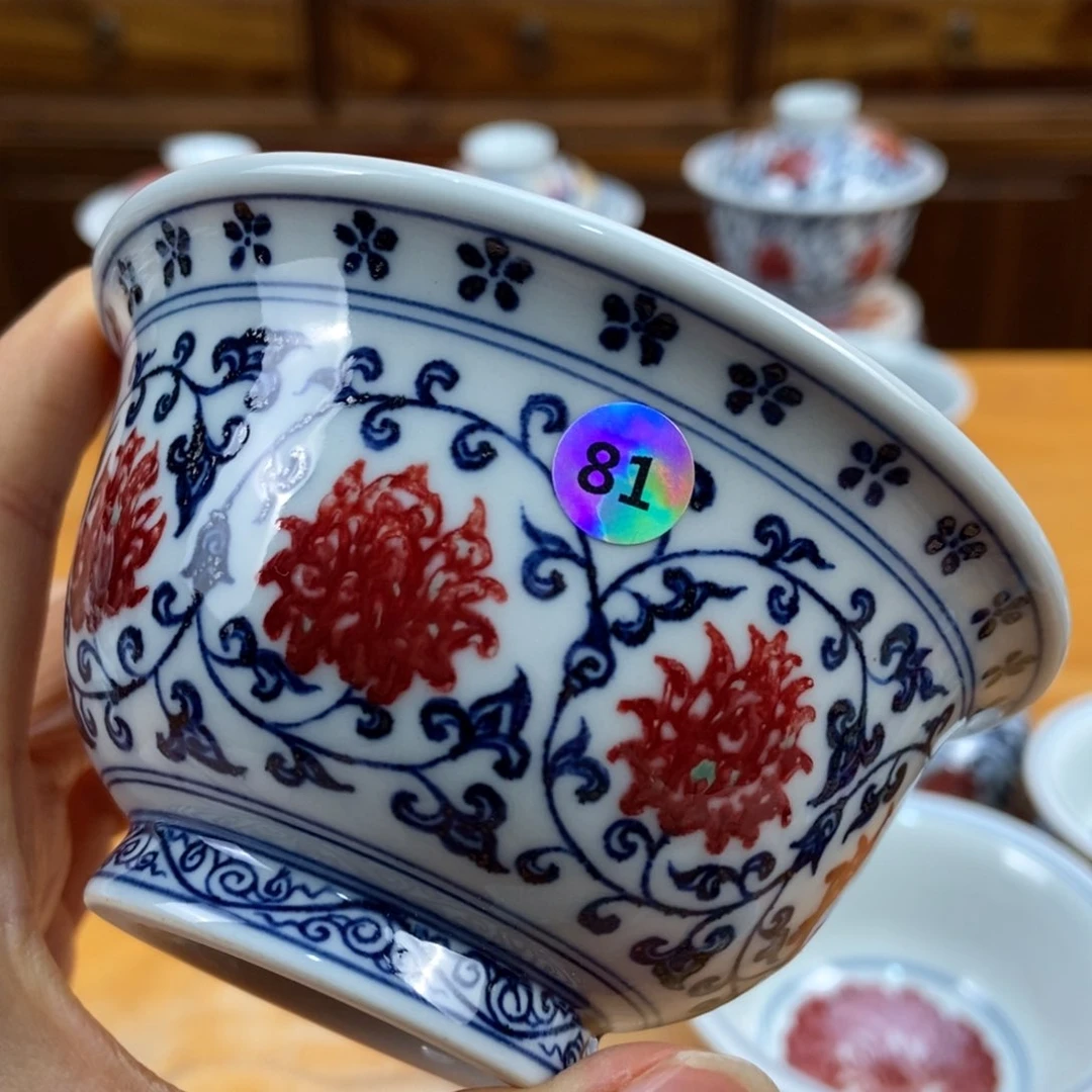 手绘现代茶具非古董