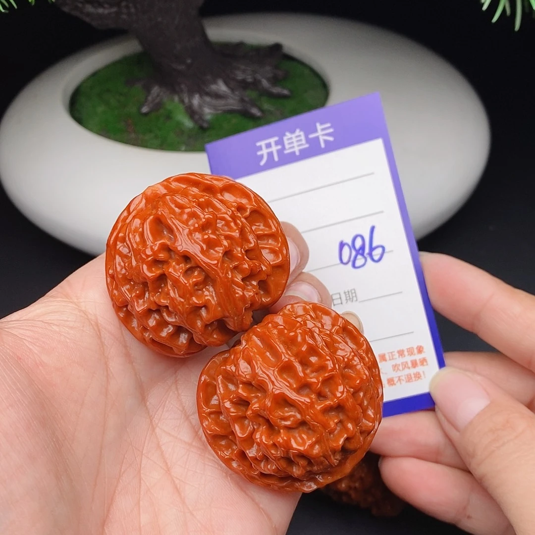 文玩核桃把件41苹果086