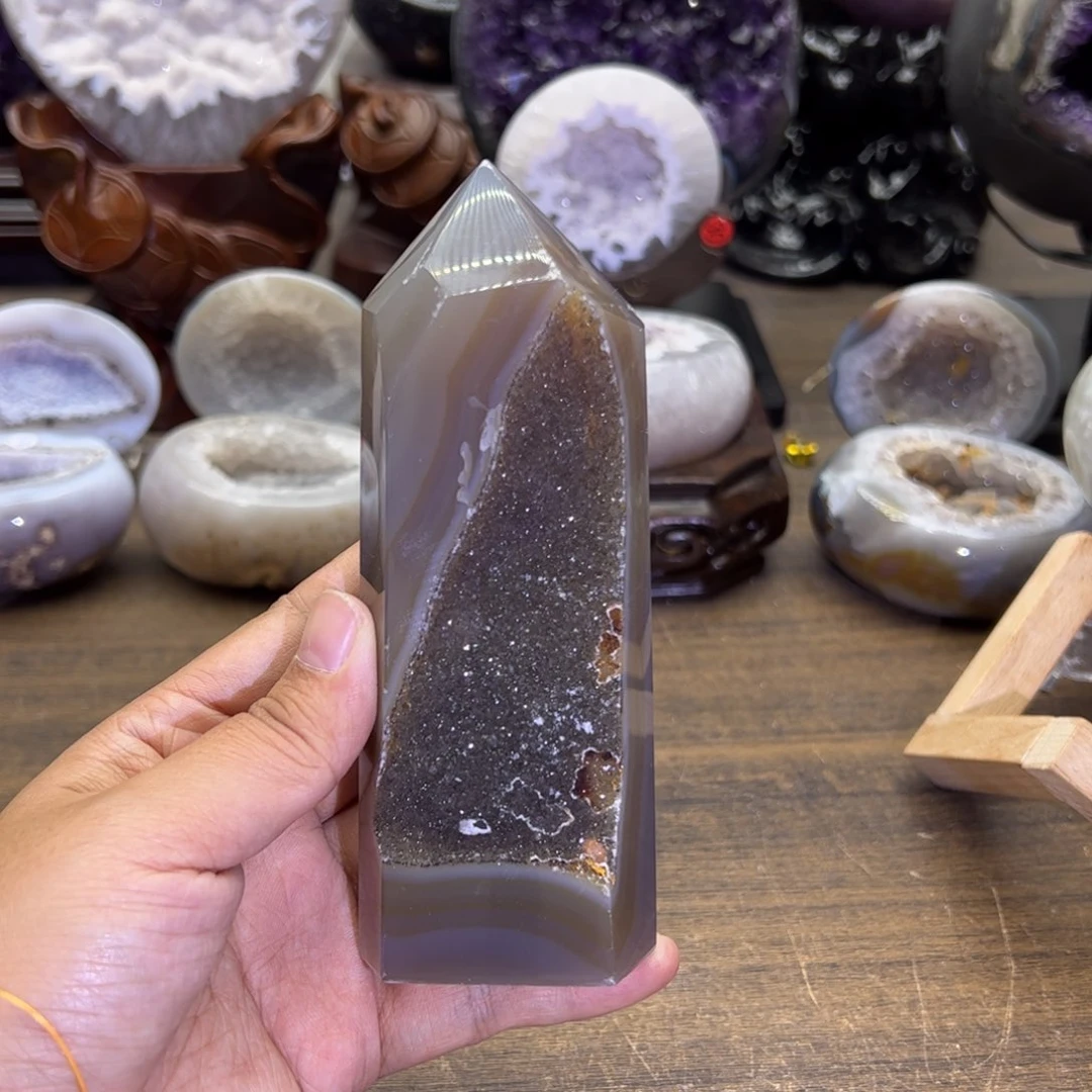 水晶水晶无镶嵌未镶嵌柱子65