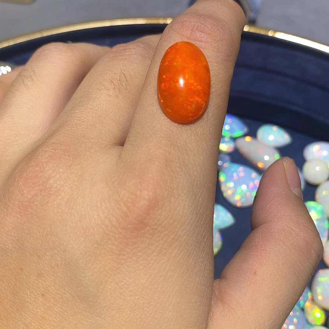 欧泊欧泊定制银S925镶嵌赵*皮