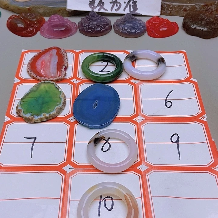 【闪购商品】未镶嵌玛瑙/玉髓珠宝半成品大*翁