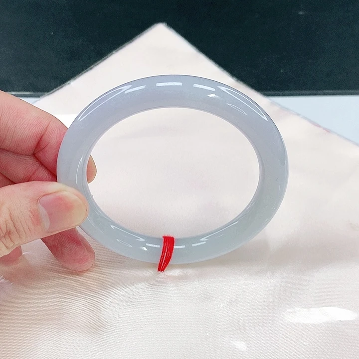 翡翠未镶嵌手镯圈57.3。79064