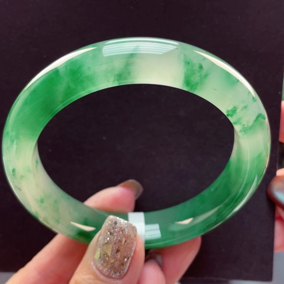 石英质玉未镶嵌手镯56-57