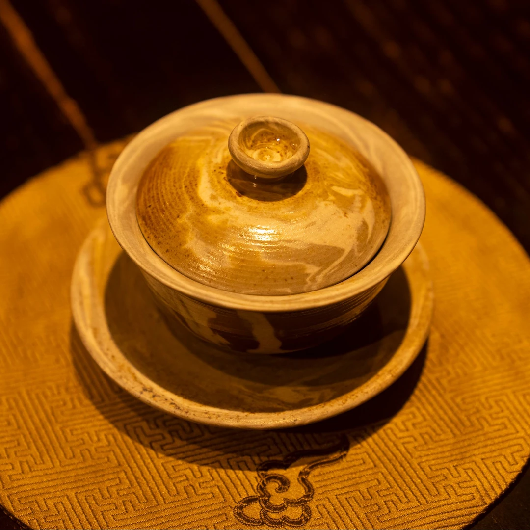 谢加阔新品龙纹元宝小三才盖碗（70-90ml）