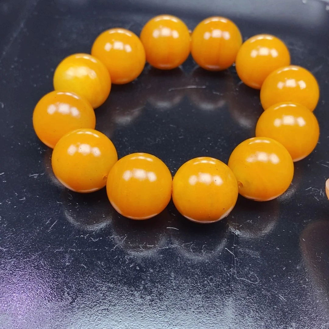 石英质玉（黄龙玉）未镶嵌颈饰