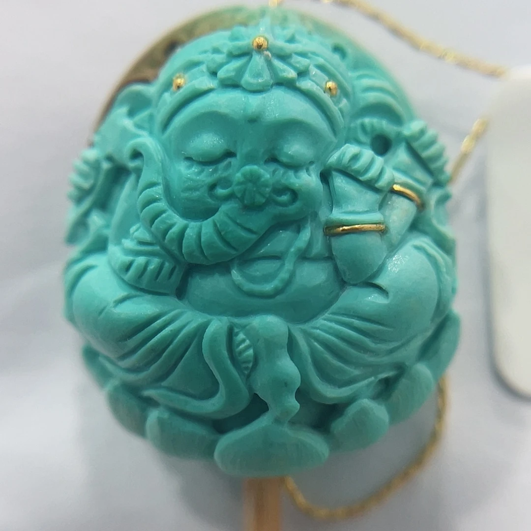 未镶嵌绿松石珠宝奇石